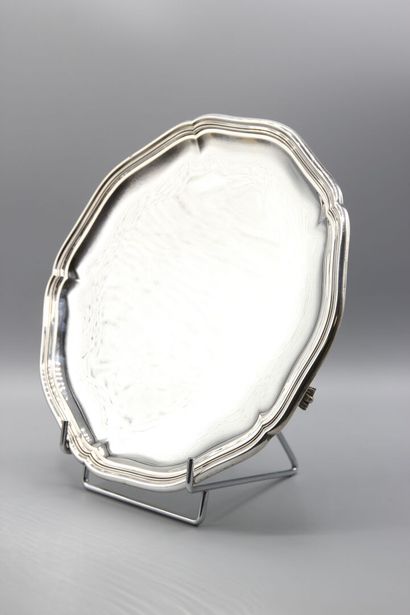PUIFORCAT.
Large tripod silver display by...