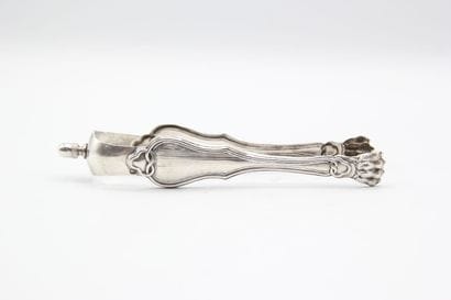 Pince à sucre en argent d'époque 1840 de...