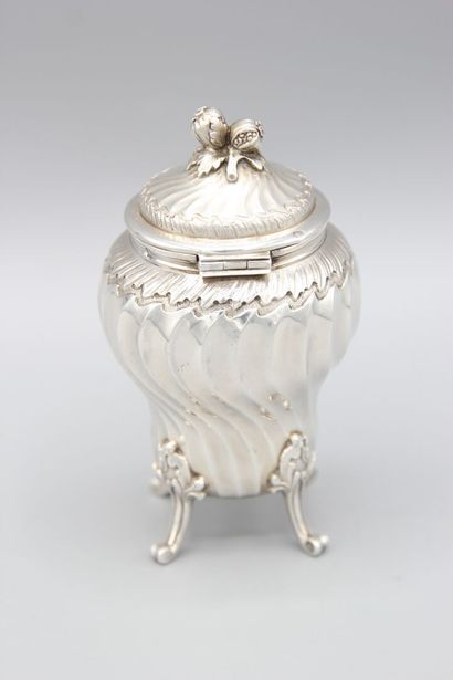 BOIN TABURET
Mustard pot in silver of Louis...
