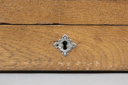 Household box in wood (walnut ?) from the...