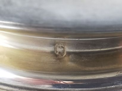 Chocolate pot in silver.
Decorated with crossed...