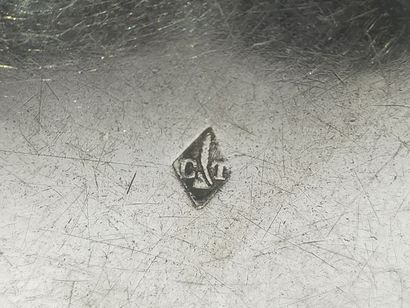 Timbale droite en argent.
Monogrammée 