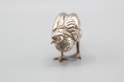 Silver pheasant (melted and chased).
Hallmark...