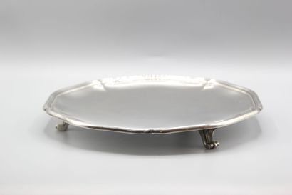 PUIFORCAT.
Large tripod silver display by...