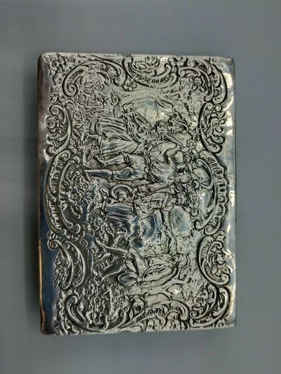 Rectangular silver box in the 18th century...