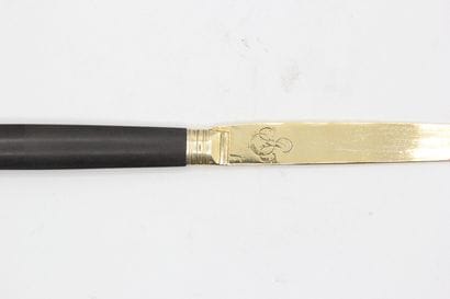 PARIS 1788.
Couteau / Coupe papier d'époque...
