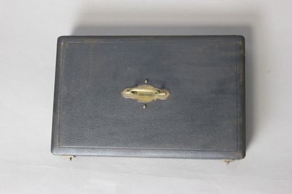Box of Household with the top leather with...