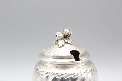 BOIN TABURET
Mustard pot in silver of Louis...