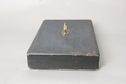 Box of Household with the top leather with...
