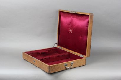 Household box in wood (walnut ?) from the...
