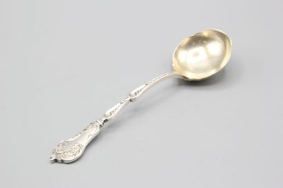 SOUFFLOT
Louchette à crème en argent de style...