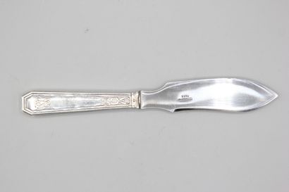 TETARD Frères 
Couteau en argent pour fromage...