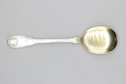 Louis COIGNET 
Service à glace en argent...