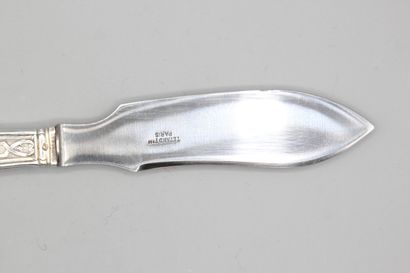 TETARD Frères 
Couteau en argent pour fromage...