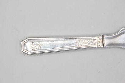 TETARD Frères 
Couteau en argent pour fromage...