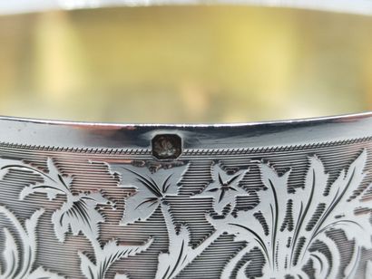 Victor BOIVIN
Paire de tasses en argent et...