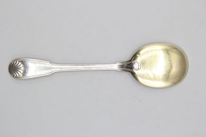 Louis COIGNET 
Service à glace en argent...