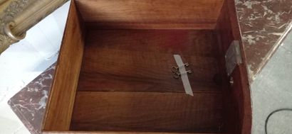 Chest of drawers with a slightly arched front...