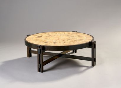 ROGER CARPON (1922-2006) in Vallauris.
Table...