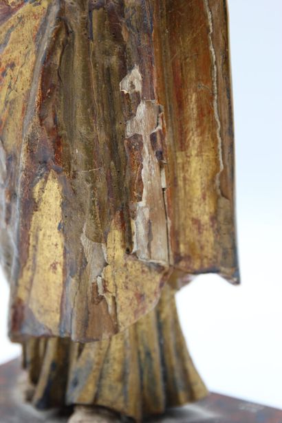 ESPAGNE
Vierge à l'enfant en bois sculpté...