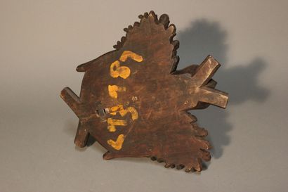 Trophée de Renard.
Sujet en bois sculpté...