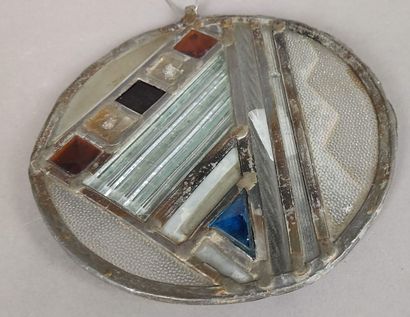 Louis BARILLET (1880-1948) 
Circular stained...