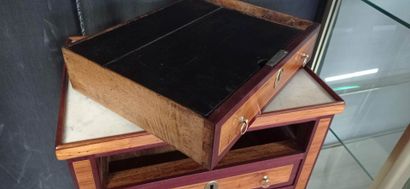 Table chiffonière in rosewood and amaranth...