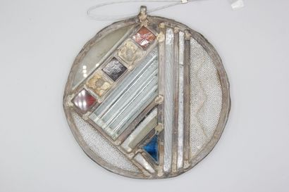 Louis BARILLET (1880-1948) 
Circular stained...