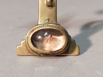 Baiser de Paix en bronze patiné.
Figure le...