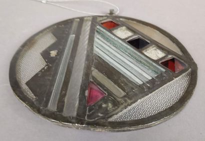 Louis BARILLET (1880-1948) 
Circular stained...