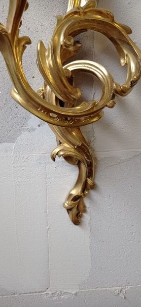 Paire d'appliques à deux bras de lumière...