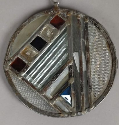 Louis BARILLET (1880-1948) 
Circular stained...