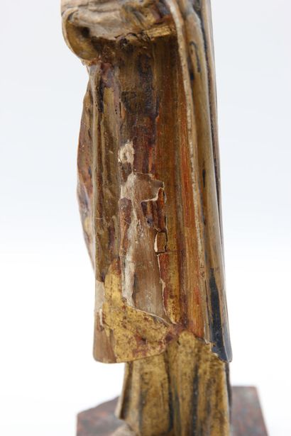 ESPAGNE
Vierge à l'enfant en bois sculpté...