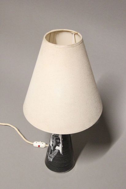 H. DILGMAN, Sweden.
Table lamp in glazed...