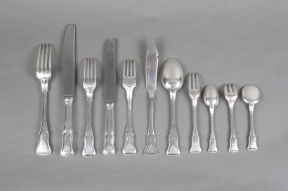 Importante ménagère en argent de 148 pièces...