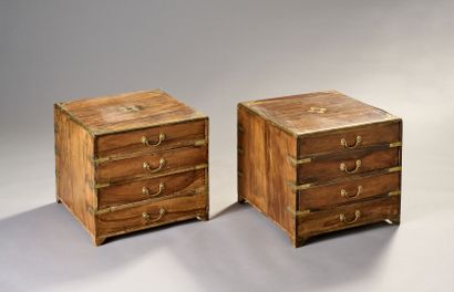 Marine furniture
Pair of boxes with four...