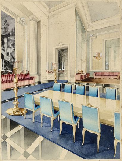 École Française vers 1930.
