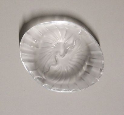 LALIQUE FRANCE
Cup or pocket in crystal model...