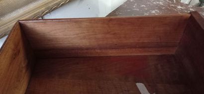 Chest of drawers with a slightly arched front...