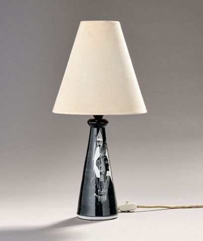 H. DILGMAN, Sweden.
Table lamp in glazed...