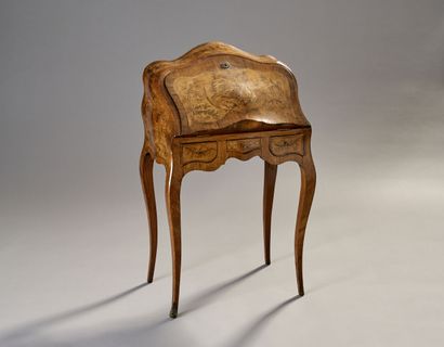 Small desk said happiness of the day curved...