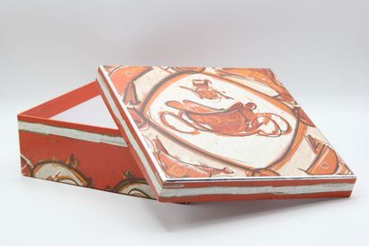 HERMES
Printed cardboard box decorated with...