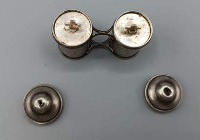 Paire d'ampoules à saintes huiles en argent...