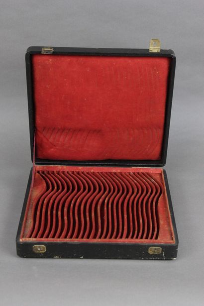 Coffret de ménagère d'époque XIXeme avec...