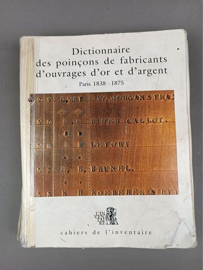 Dictionnaire des poinçons de fabricants d'ouvrages...