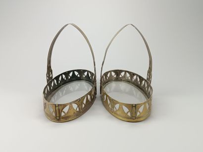 WMF
Pair of baskets forming a planter in...