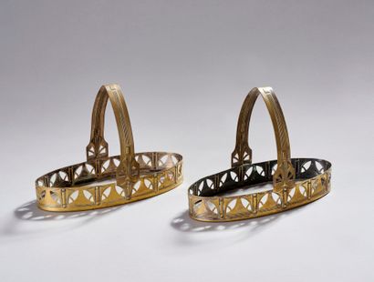 WMF
Pair of baskets forming a planter in...