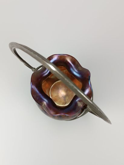LOETZ. attributed to 
Iridescent glass globular...