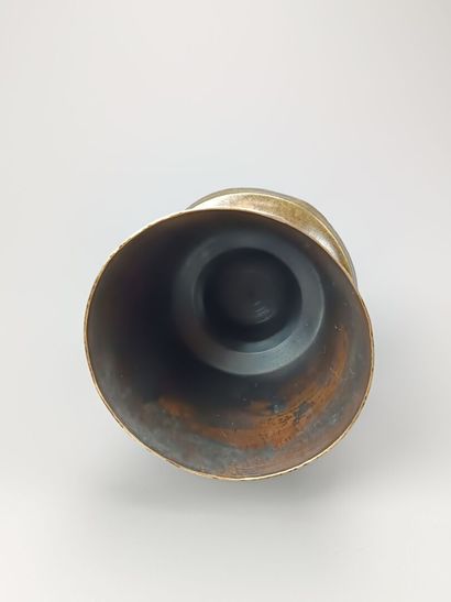 [Art of Islam]
Curious bronze candlestick....