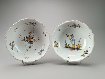 NEVERS or Central France
Two large polychrome...